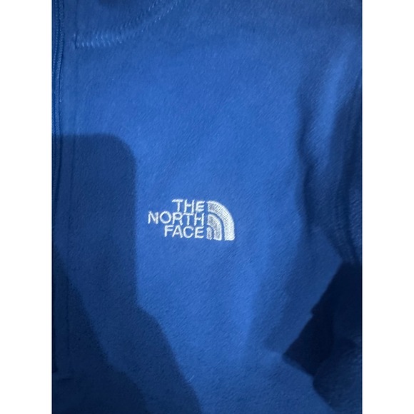 The North Face Boys XS TP Fleece 1/4 Zip Pullover Blue Long Sleeve - Picture 3 of 4